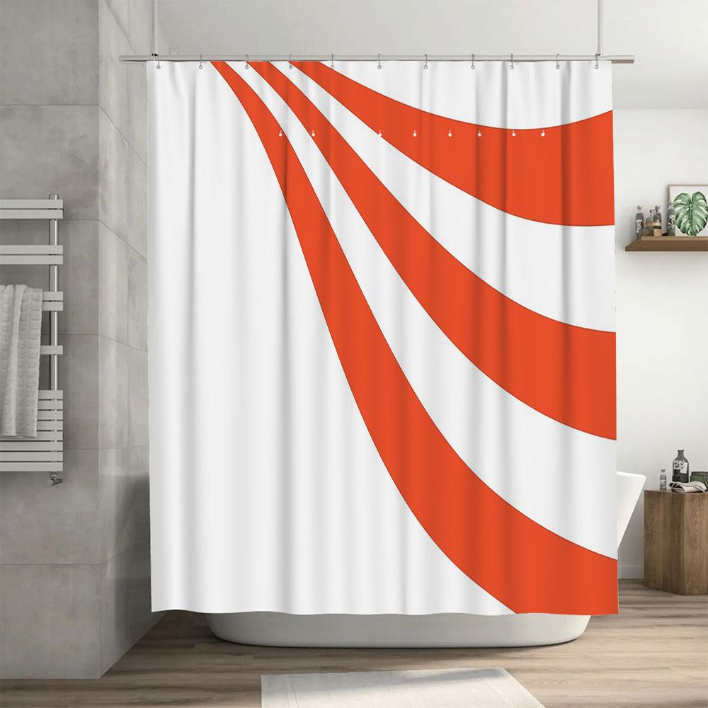 Modern Abstract Shower Curtain Waterproof Bathroom Decor Sets Liner Fabric Artistic Minimalist Contemporary Home Textile Premium
