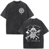 Vintage Washed Til Valhalla Warrior Spirit Battleborn Military Grunt Tactics TShirt Mens Clothing Gothic Short Sleeve Tshirts