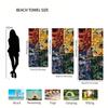Fantasy Magic Character Pattern Microfiber Large Towel For Children Beach Swimming Shower