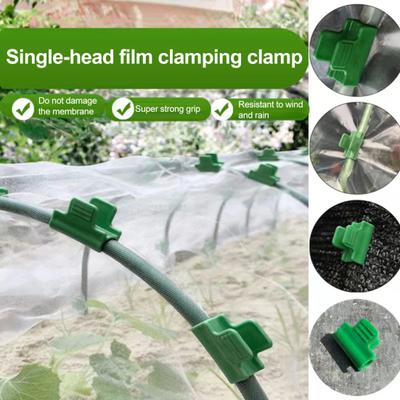 30 Pcs Greenhouse Clamps Reusable Greenhouse Hoop Clips Support Frame Grow Tunnel