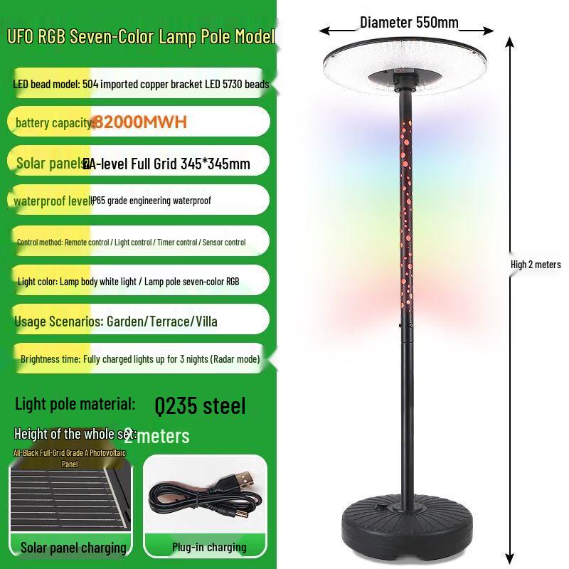 Solar Motion Sensor Outdoor Garden Light