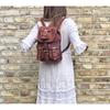 Leather Bag Real Backpack Travel Rucksack S Vintage Handmade Laptop Men