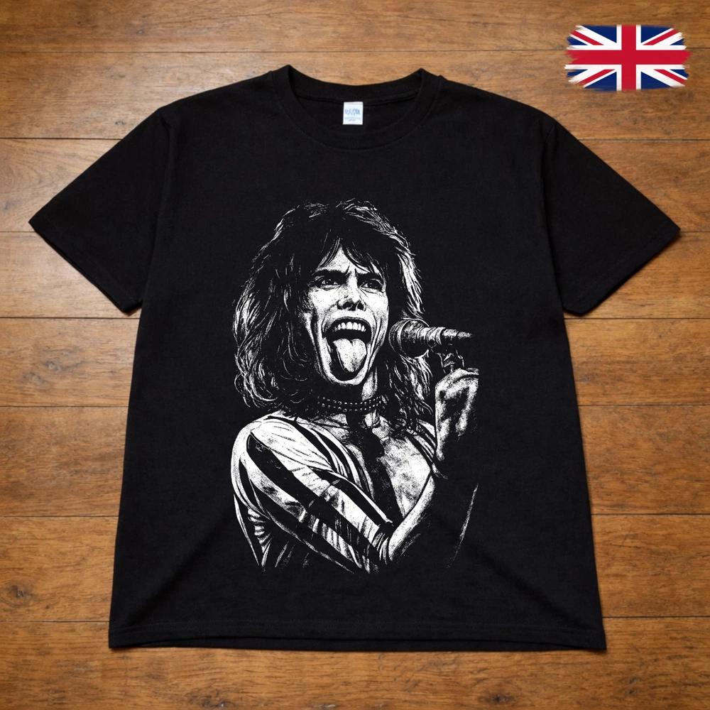 Steven Tyler Inspired T Shirt Aerosmith Rock Singer Vintage Style Tee Adults Kid 2XL
