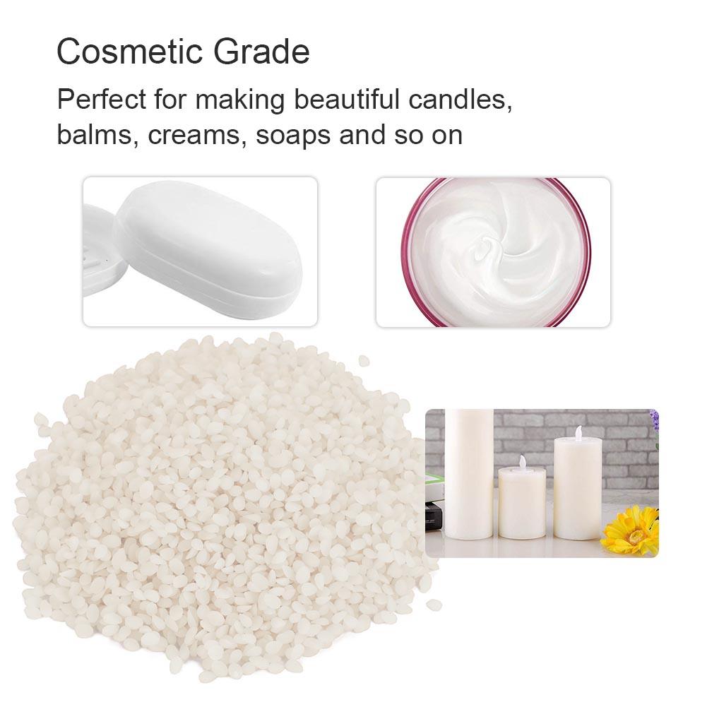 2 Colors Pure Organic Beeswax Pellets Cosmetic Grade Beeswax Beads