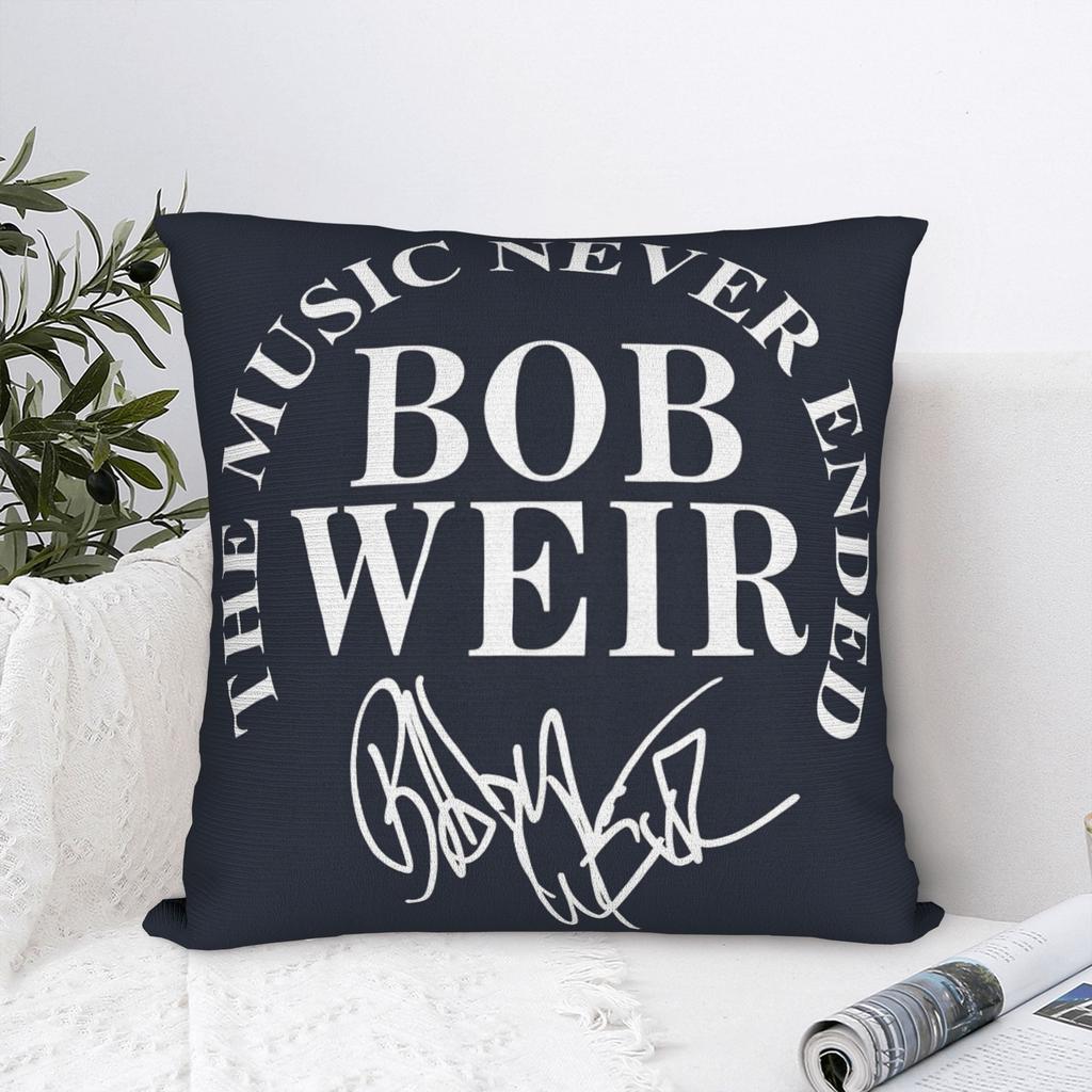 Pillow Cover Forever Bob Weir 1947 To 2026 Vintage Pillow Case For Sofa Bedroom Home Decor Pillowcases