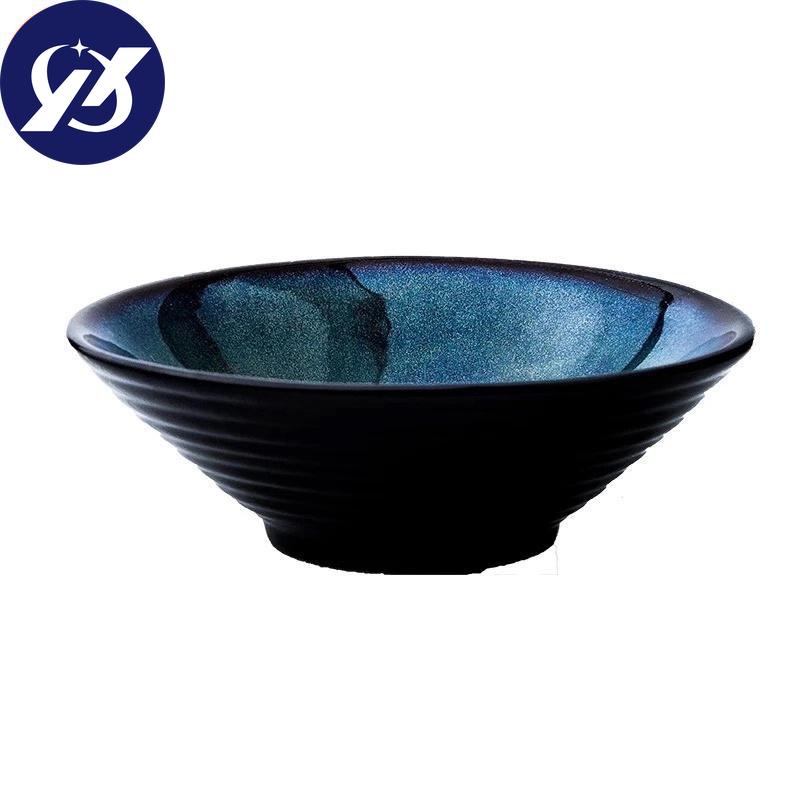 Bol à nouilles Ramen changement de four japonais, vaisselle de cuisine sous émaillée, bol à soupe à salade, grand bol à riz, service de table