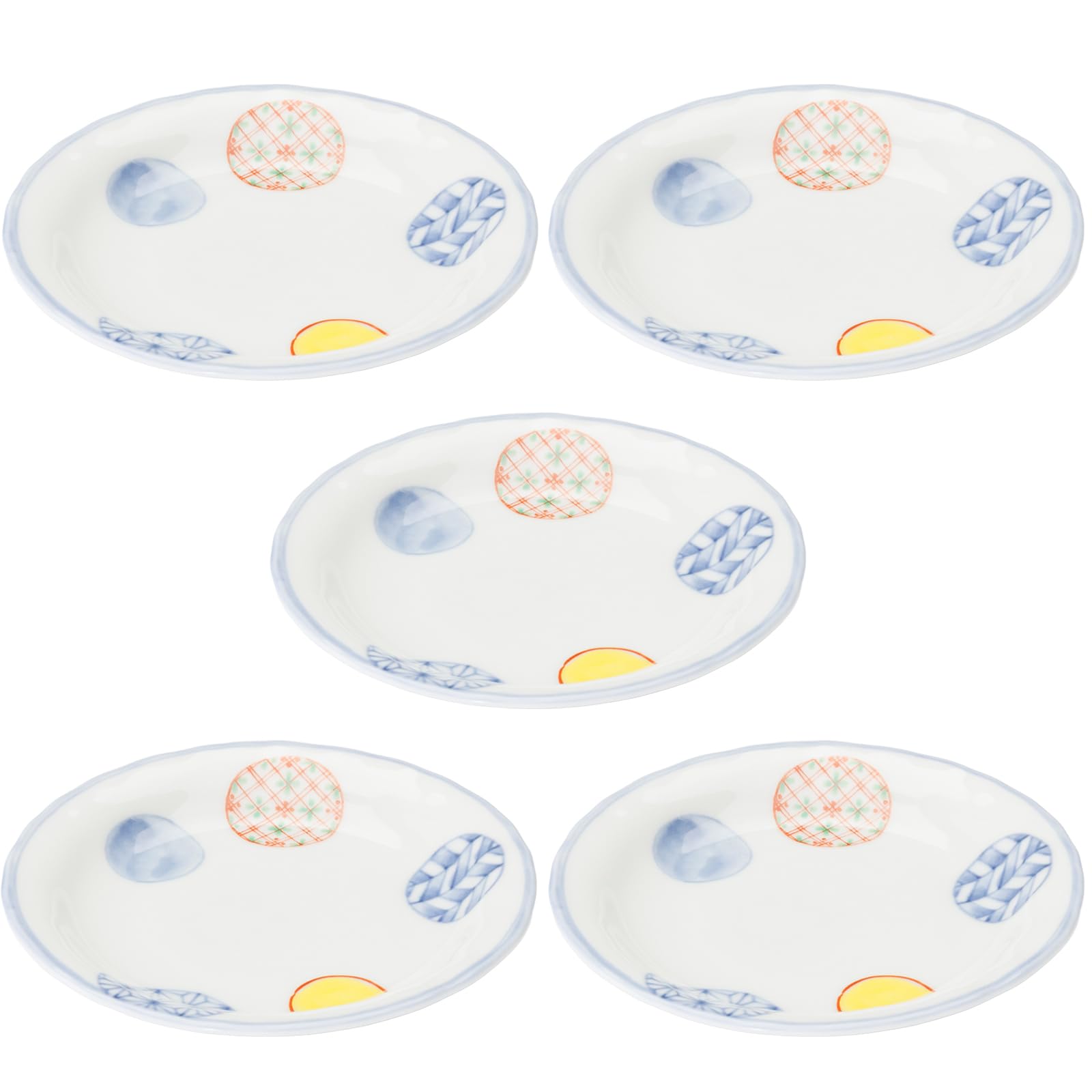 

Mino ware dinnerware set of including a small a small and a soy sauce Approximately 12cm Microwave and dishwasher Made in Product 564622 белый