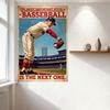 Vintage Baseball Pitcher Metal Tin Sign Retro Stadium Scoreboard Art 'The Most Important Pitch...' Wall Decor for Man Cave Bar C