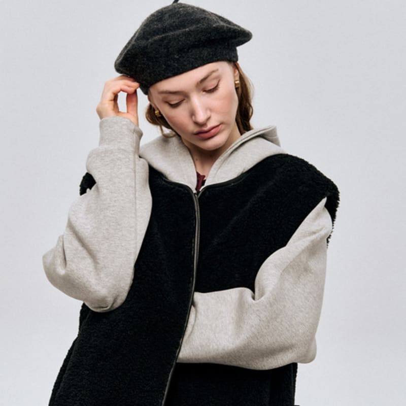 Le Sonnet Sporty Beret_Grey