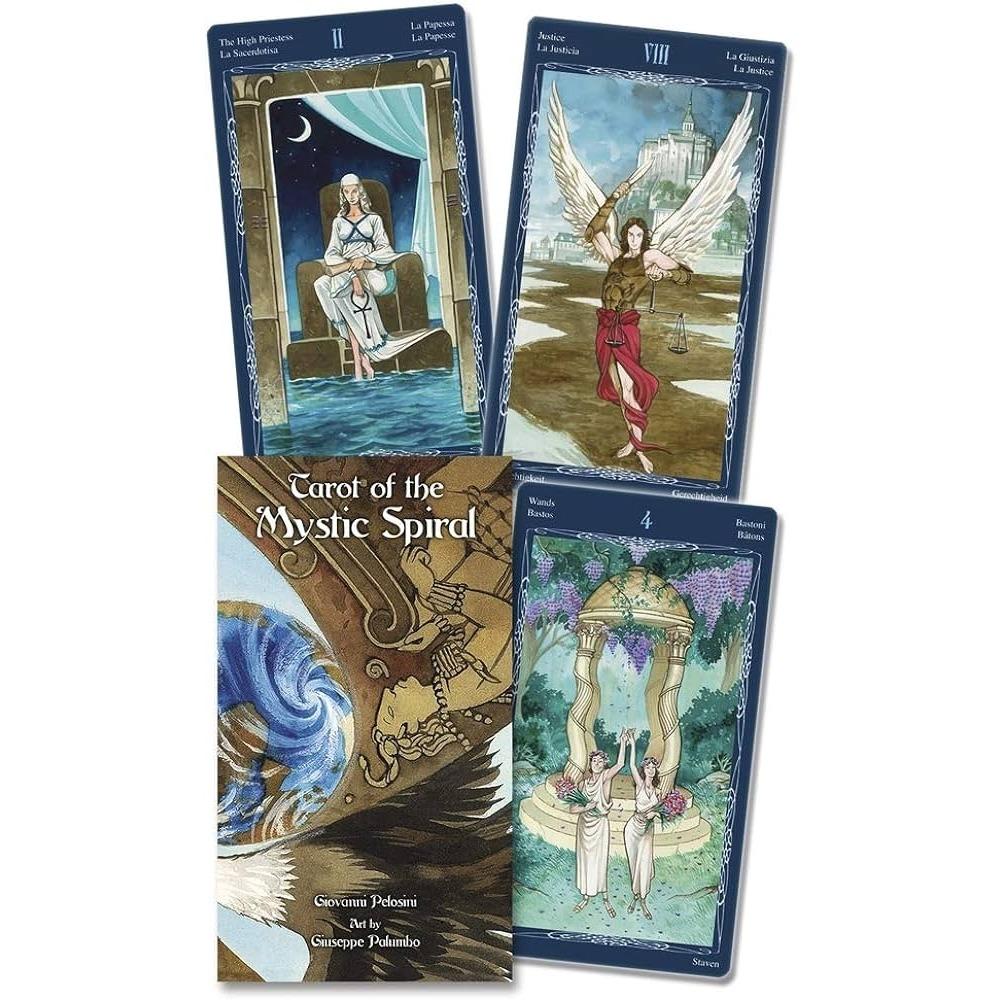 Tarot der Mystischen Spirale 12*7cm 78 Stück Karten