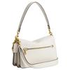 Coach ChainTabby Cow Leather Shoulder Bag Medium Women's Chalk White CY919-B4HA