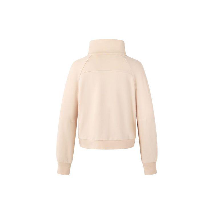 Adidas Flower 3-Stripes Half-Zip Sweatshirt Women Tops Layered-Sandstorm IX5647