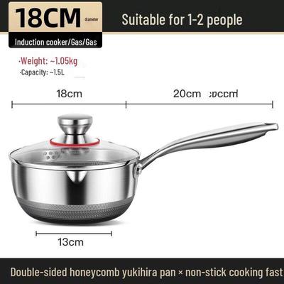 Barder 18cm 316 Stainless Steel Honeycomb Milk & Soup Pot