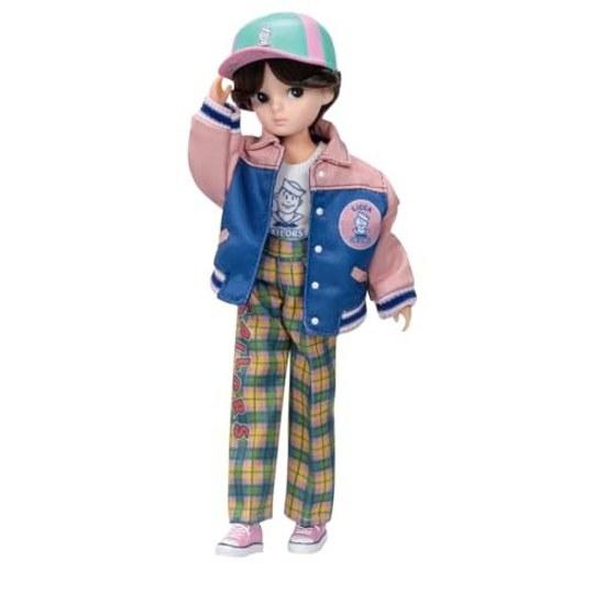 Takara Tomy Licca-chan Doll Retro Licca Sailors Stadium Jacket Fashion Dress-Up Toy Ages 3 Up