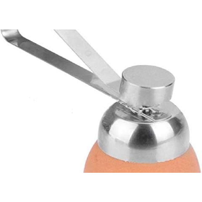 Fdit Egg Topper Cutter with Stainless Steel Eggshell Opener Cutter Clean Opener Cracker Kitchen Tool for Removing Raw Soft or Hard Boiled Egg