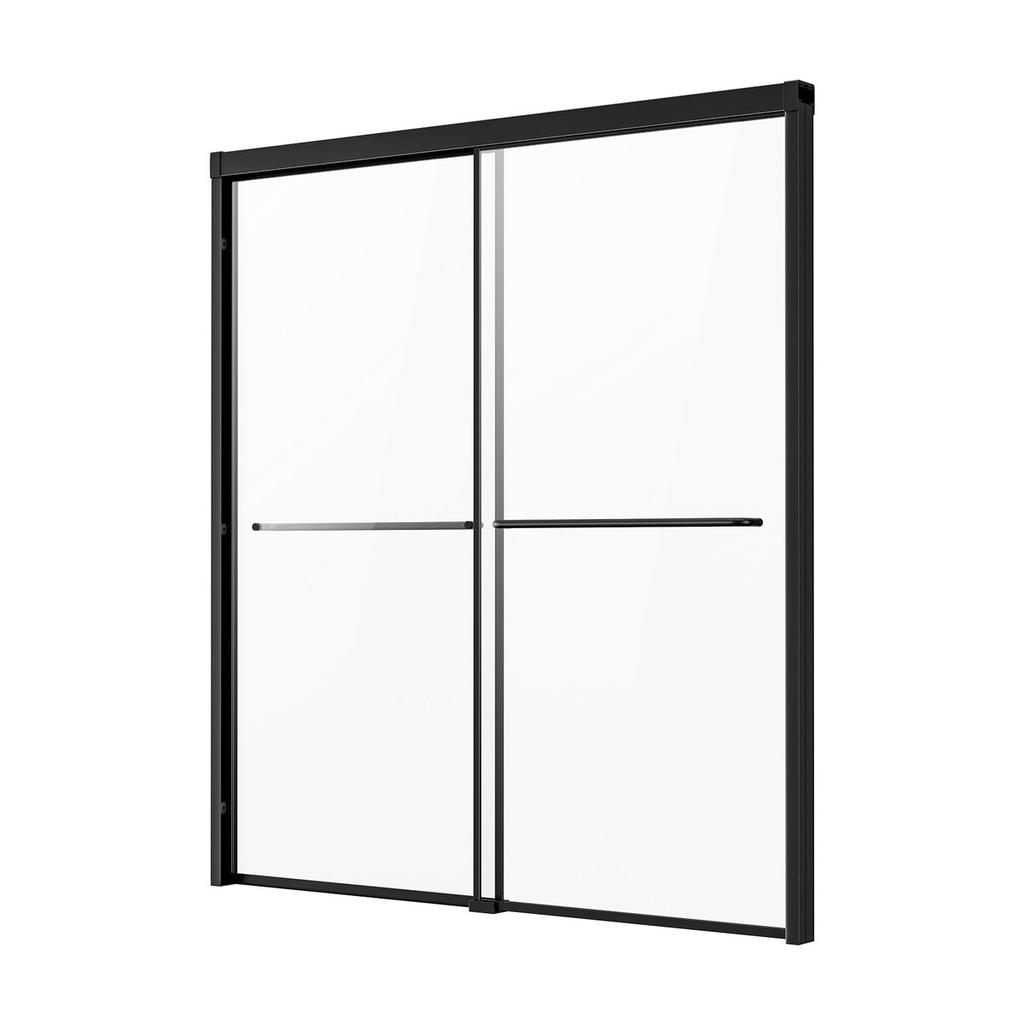 Bathtub Shower Door 50-60 in. W x 60 in. H Semi-Frameless Bypass Tub Door