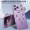 Coque pour iPhone 18 Pro Max, Silicone Anti-Rayures Antichoc avec Cercle Magnétique - Violet