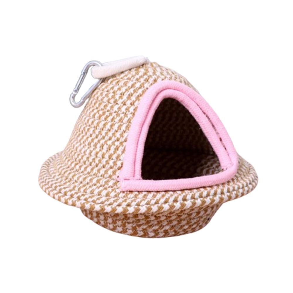 Windproof Bird Cage Nest Handmade Weave Parrot Bed House Bird Hanging Bed Bird Cage
