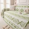Four-Season Sofa Towel Home Decoration Non-Slip And Anti-Grab Sofa Cover Chenille Cover Geometric Art High Sense