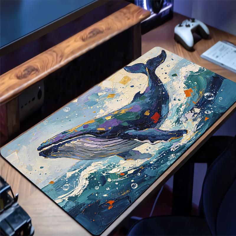 Mouse Pad Abstract Oil Painting Anime Gamer Gaming Accessories Varmilo Keyboard Pc Computer Desk Mat Xxl Carpet Mousepad