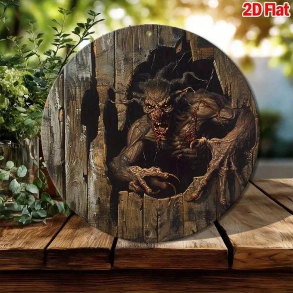 Vintage Demon Metal Wall Sign Home Bar Decor Man Cave Gift