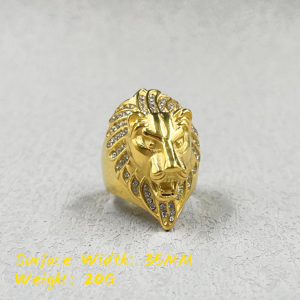 

Чоловіча вечірка золотий колір креативний владний Король Лев панк хіп-хоп іменинник вишуканий мода оптом 13