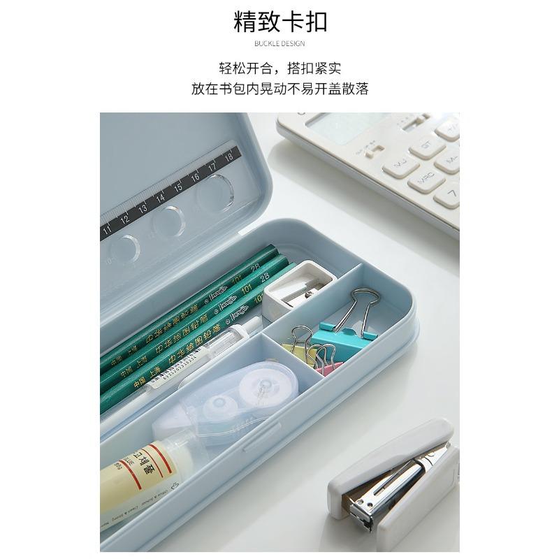Creative Simple Plastic Stationery Storage Pencil Case For Students