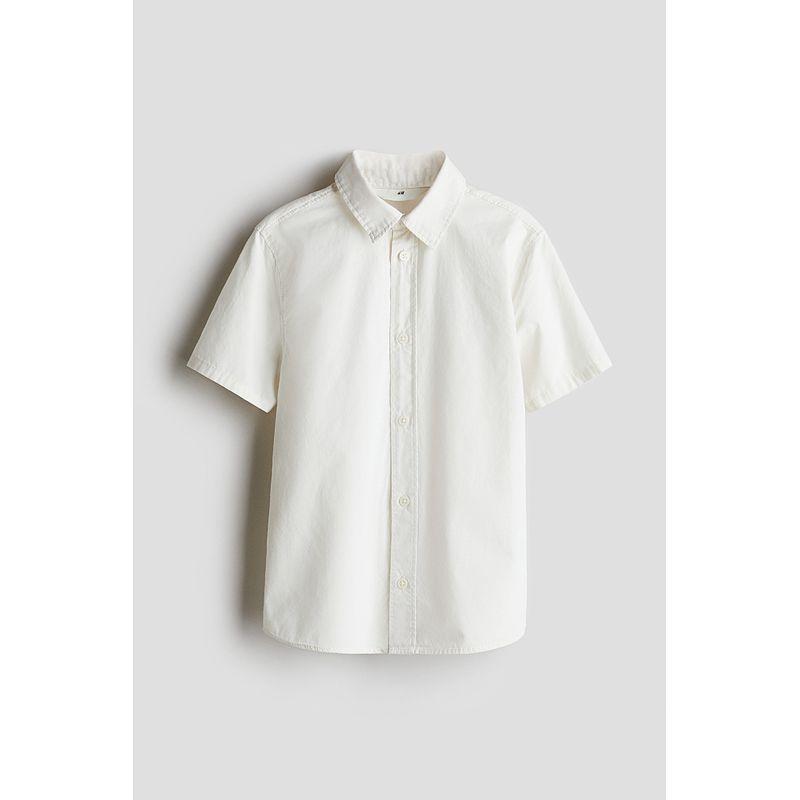 

HM 2025 Лето Новая Детская Одежда Рубашка с Коротким Рукавом из Хлопка для Мальчиков 1273445