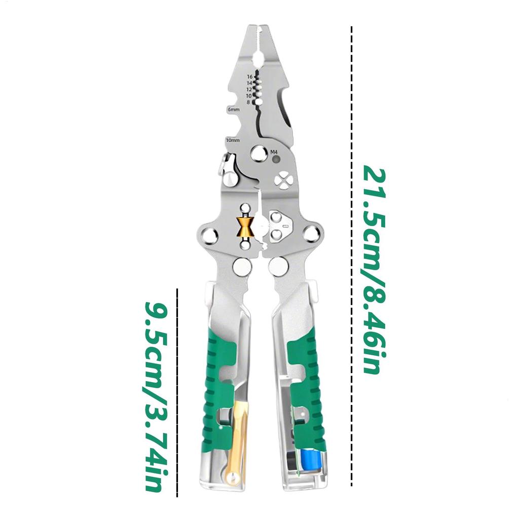 Wire Cutter Stripper Electrician Repair Tool Multifunctional Foldable Professional Voltage Tester For Repairing Precision