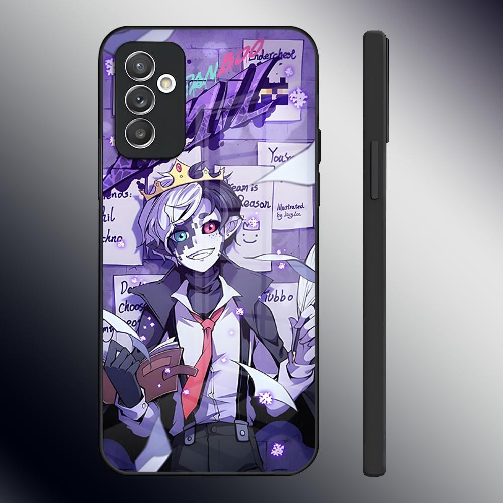 Cool Ranboo Dream Smp Phone Case for Samsung S24 Ultra S23 S22 S20 Fe S21 Plus A54 A34 A24 A53 A13 Note 20 Glass Back Cover