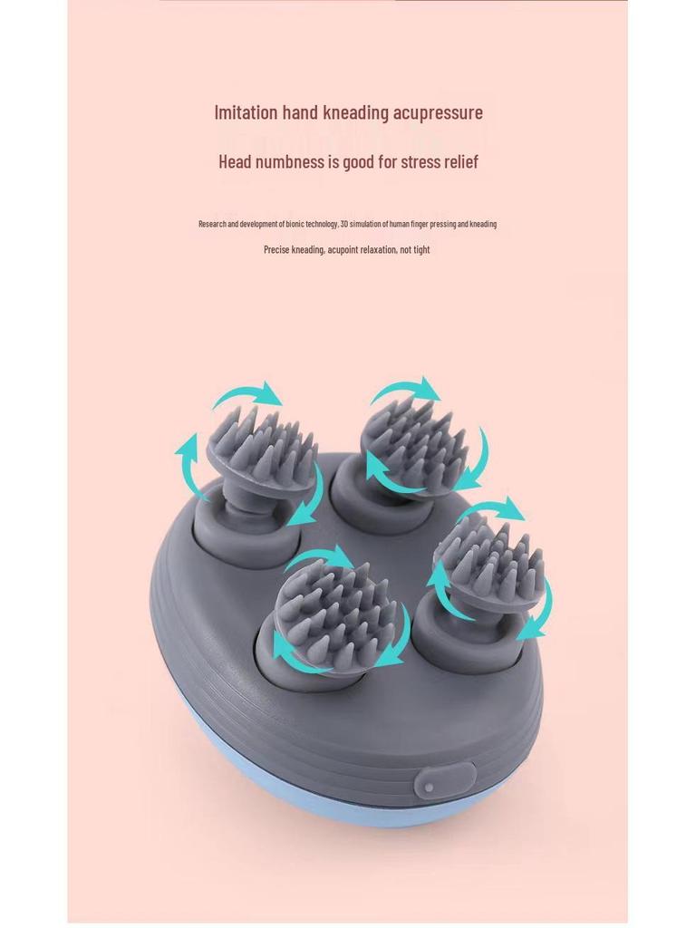Mini Electric Dragon Claw Scalp & Pet Massager - Multifunctional Kneading Therapy Device