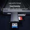 High-Speed USB 3.0 Multi-Function Card Reader for iPhone 15, SD, and TF Cards