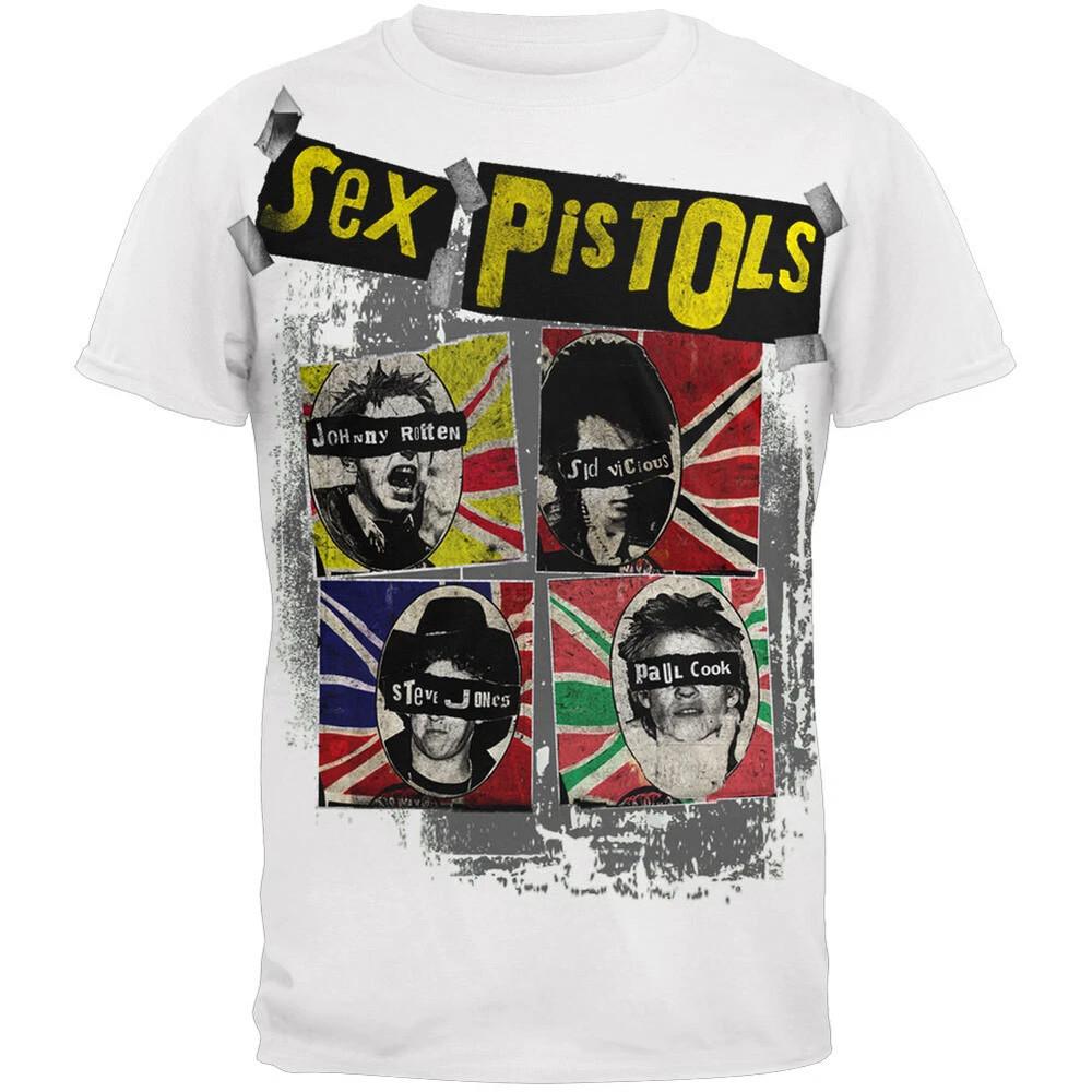 Sex Pistols Member England Flag Full Size S-5XL Unisex T-Shirt XL