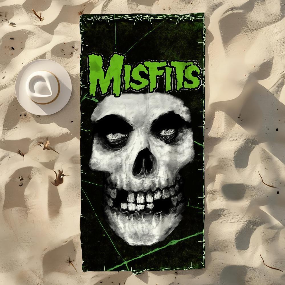 Music Towel Beach Towel Oversized Quick Dry Towel M-Misfitstry Absorbent BAND Soft cool Swim BeachTowels for Men Women