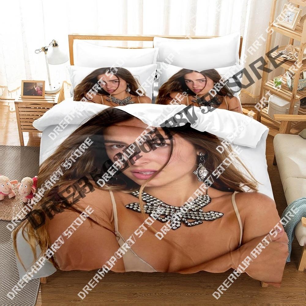 3D Print Addison Rae Singer Bedding Set Twin Queen King Full Size Duvet Cover Pillowcase Bed boys girls Adult Home Textiles