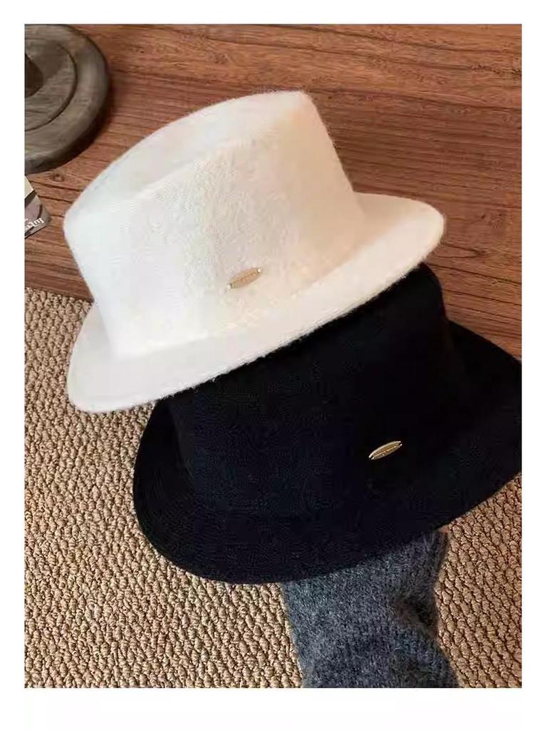 Korean-Style Rolled Brim Beret for Women - Elegant, Versatile Spring & Autumn Fashion Hat