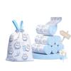 Cartoon Rabbit Drawstring Garbage Bags, Cute & Thickened Automatic Closure Trash Can Bags.