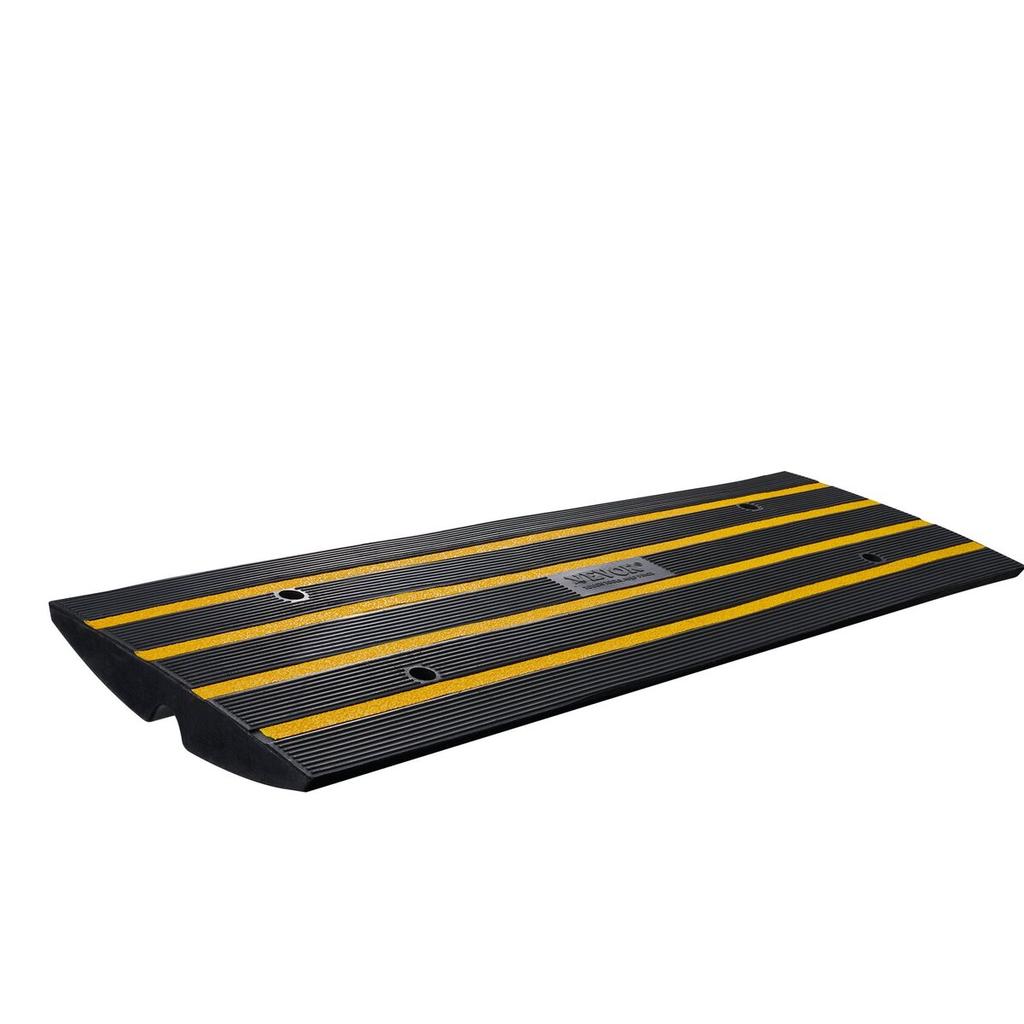 Curb Ramp, 2.6" Rise Rubber Driveway Ramps, Heavy Duty 33069 Lbs Weight Capacity Threshold Ramp, Curbside Bridge Ramps for Loading Dock Garage