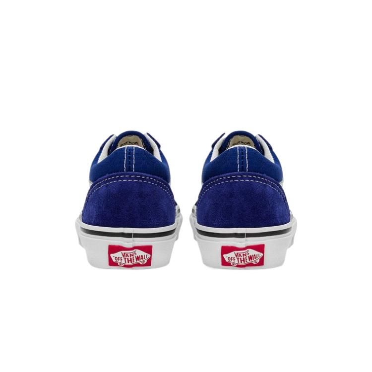 Vans Old Skool Classics Comfortable Lightweight Simple Sports Versatile Low Top Kids Skate Shoes Kids Sneaker Blue VN000W9T84A