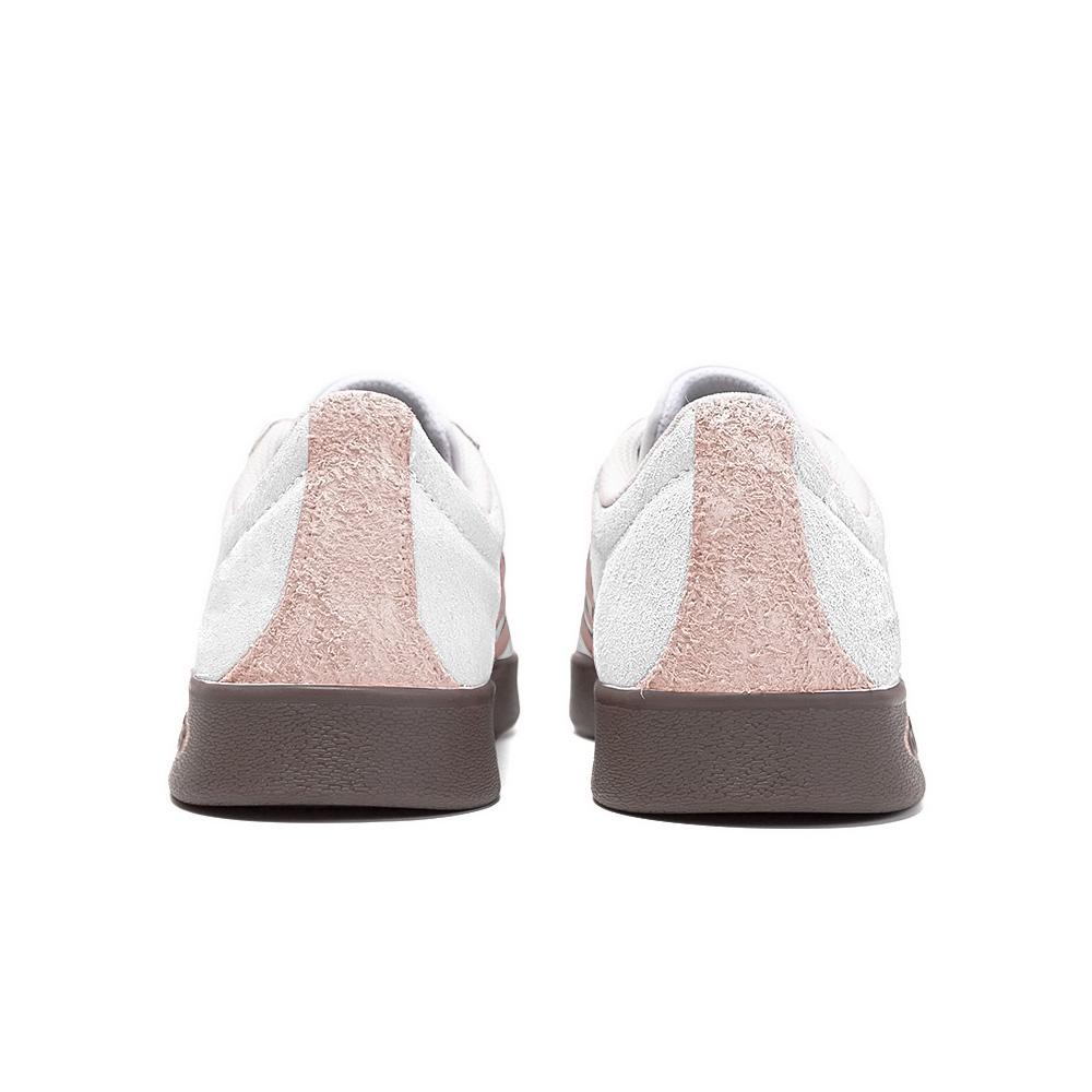 Adidas Neo Vl Court Tokyo Citrus, Amber Leather Low top Skateboard Shoes Unisex Pink HQ1802(Team189-)