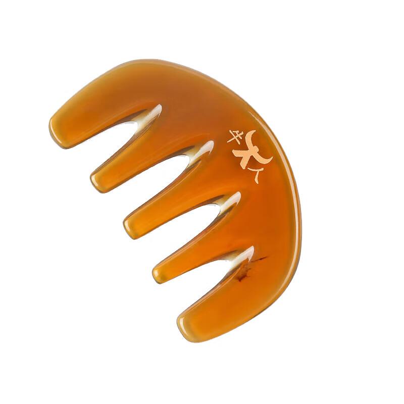 

Yak Horn Five-Tooth Meridian Massage Comb