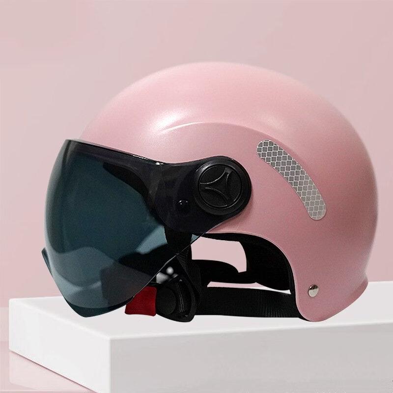 Lightweight Breathable Half-Face Motorcycle Helmet