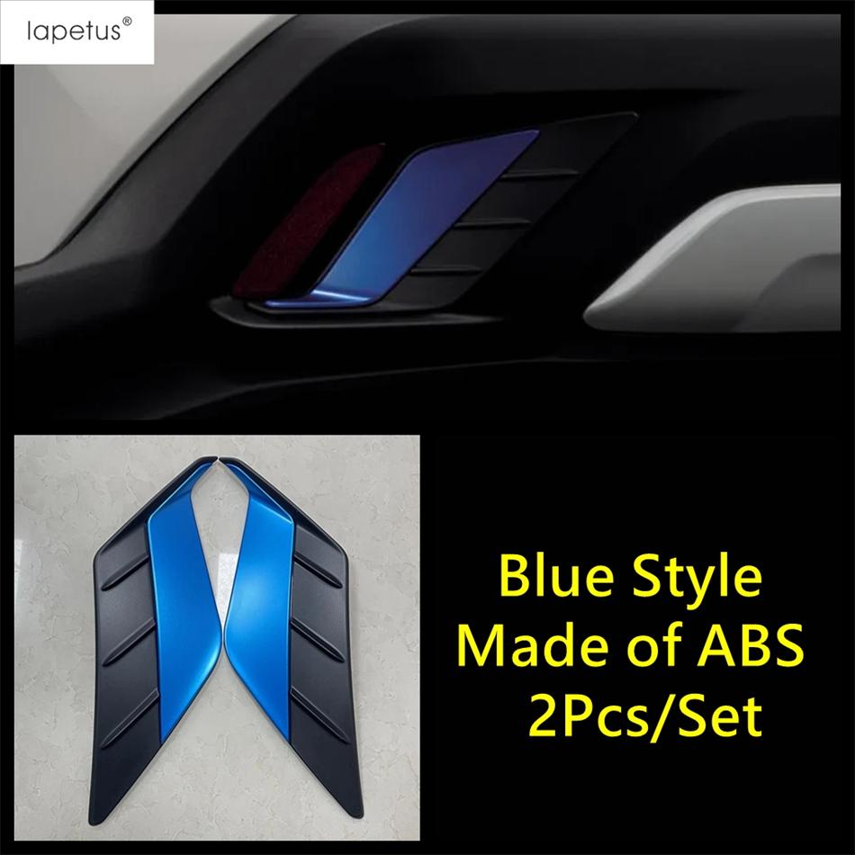 Rear Bumper Fog Light Lamp Eyebrow Frame Decoration Cover Trim For Toyota Corolla Cross XG10 - 2025 ABS Chrome Accessories