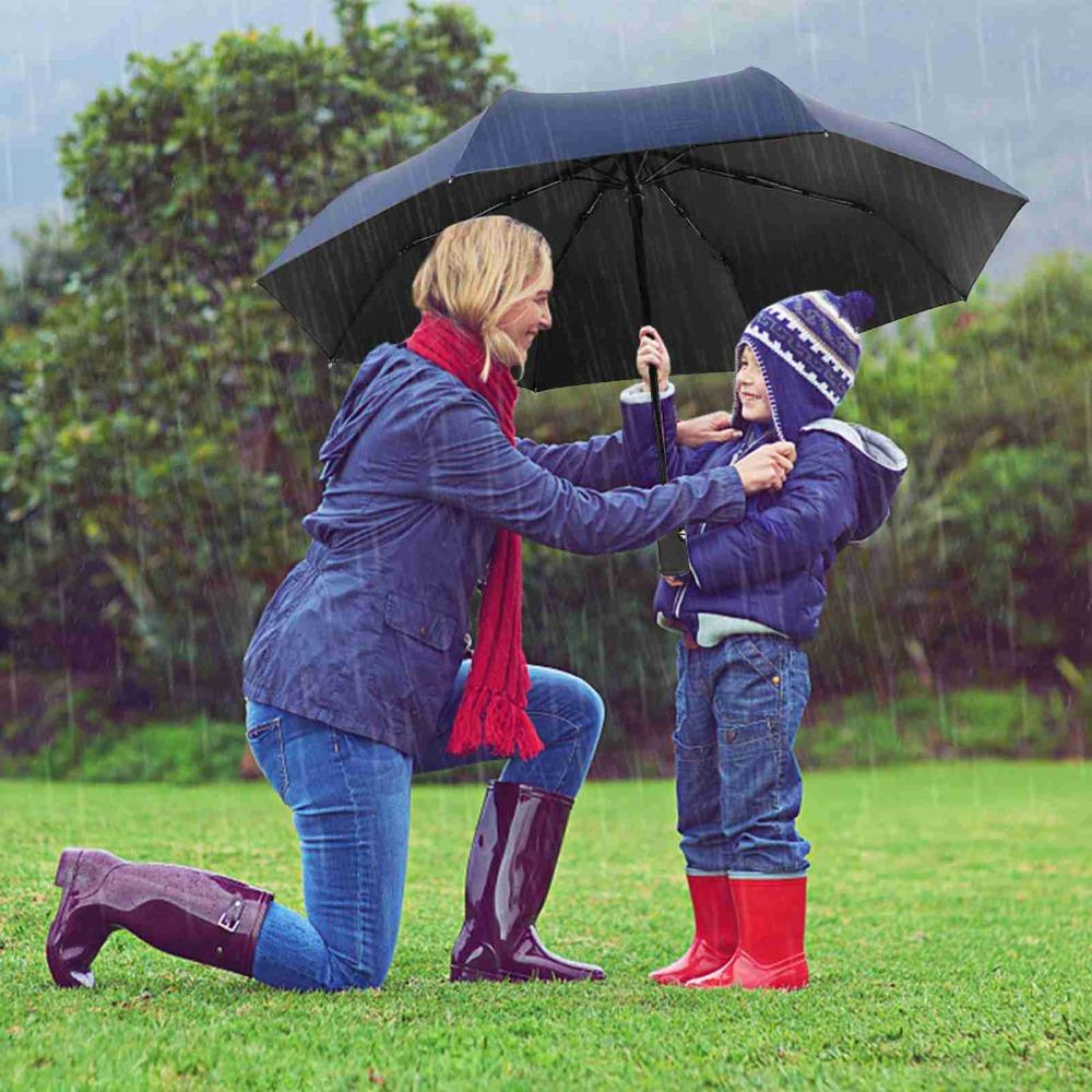 Wind-proof Compact Umbrella Sun-Proof Travel Umbrella Durable Folding Umbrella Outdoor Use