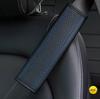 1PCS PU Leather Embossed Car Seat Belt Shoulder Cover Decompression Comfort Car Accessories Safety Belt Protective Cover1PCS PU