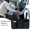 Wheelchair Side Storage Bag with Multiple Pockets Organizer for Medical Supplies Accessories Compact Storage Solution