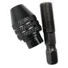 Adjustable Three-Jaw Chuck Set for Electric Grinder - Mini Drill Bit Holder with Rod