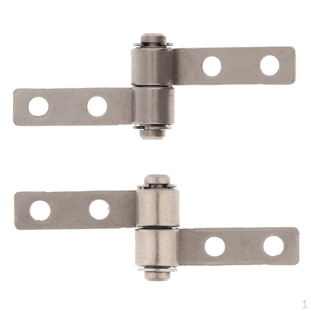 1 Pair 0.75"(19mm) 360° Rotation Type Friction Positioning Hinge 0.1N
