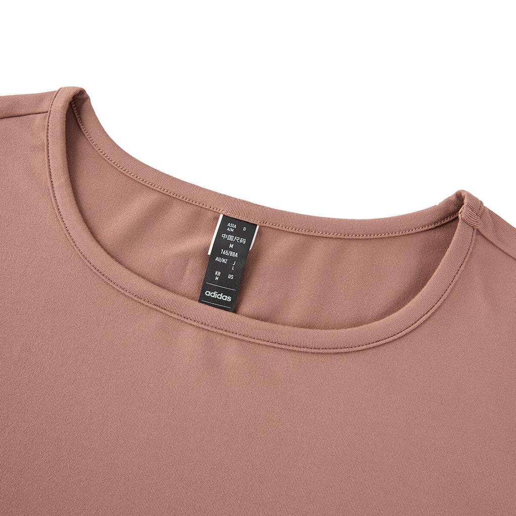 adidas Round Neck Comfortable Breathable Sports Leisure Long Sleeve Regular T-Shirt Women Tops KB1151
