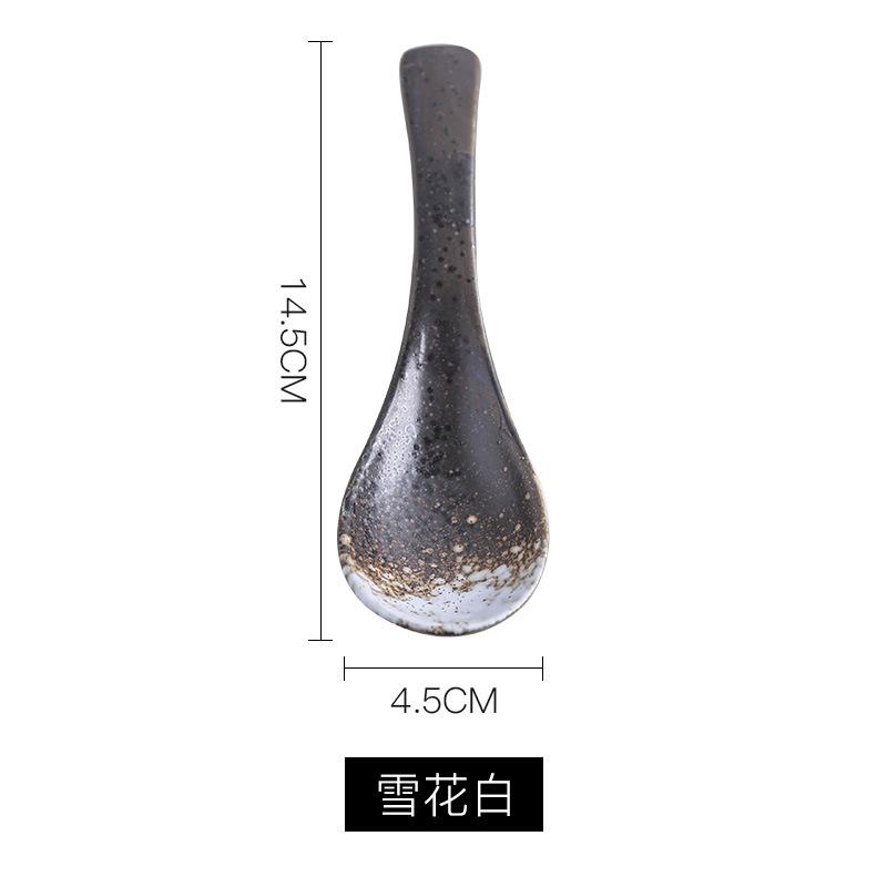 1Pc Ceramic Spoons, Hotel Restaurant Tableware